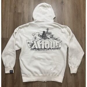 Y2K‎ Famous Stars And Straps Skateboard Zip Hoodie Travis Barker Size S